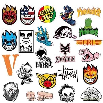 スケボー ステッカーはこれを見れば大丈夫。おすすめのおしゃれステッカー！リスキ