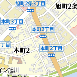 ホテルセリーヌ（旭川市/ホテル）の地図｜地図マピオン