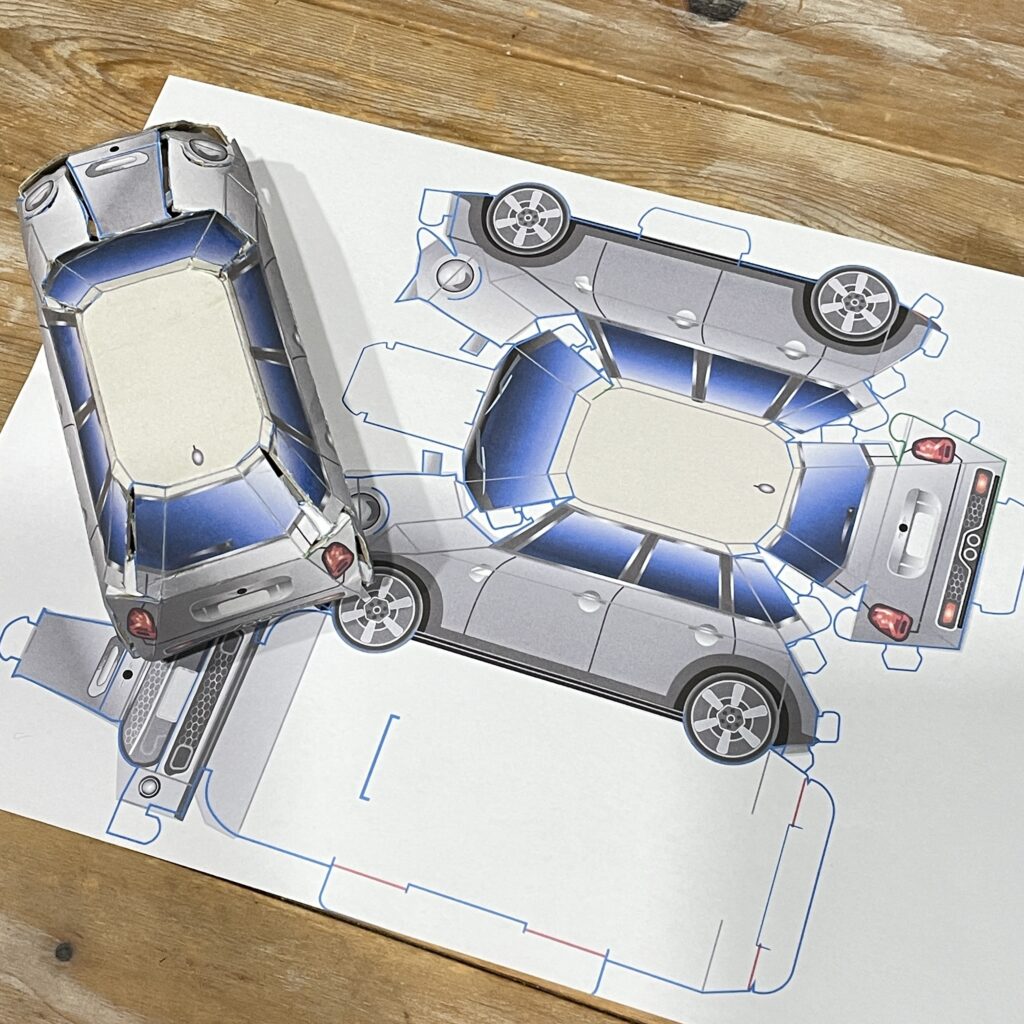 布沢アルペジオペーパークラフト館 ランボルギーニ車