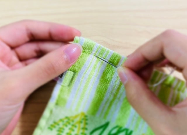 リメイク おくるみでループタオルを作りました - 手書きで心を整える