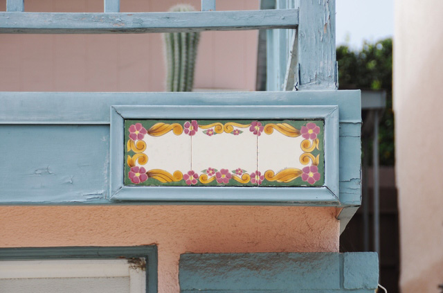 集合住宅用ポスト表札ステッカ