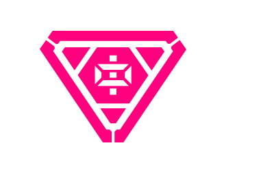 逆三角形・割れた腹筋のロゴ ロゴタンク 企業・店舗ロゴ・シンボルマーク格安作成販売