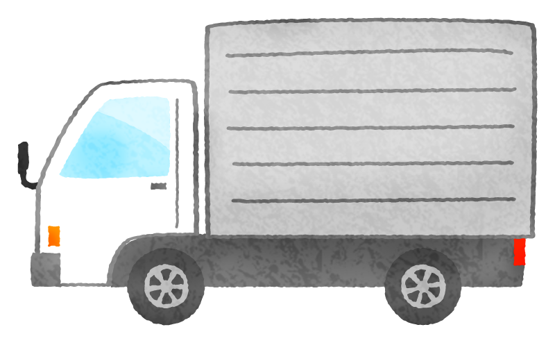 トラック君のイラスト 無料イラスト フリー素材