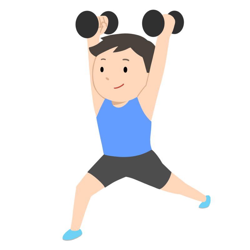 トレーニング：イラスト無料