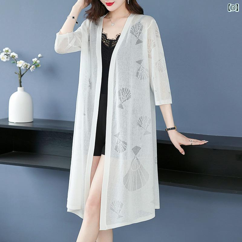 エアコンのシャツ レディース 薄手のコート 日焼け止め おしゃれ スリム ニットトップス リアルスタイル REAL STYLE ブルゾン レディース秋 軽い 長袖 アウター 薄手 羽織り 上着 ゆったり おしゃれ 可愛い フリル セーラー 通勤 通学 学生 大人 ママベージュ