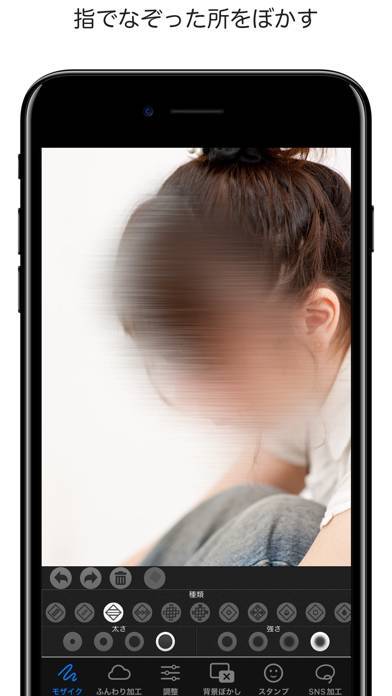 すぐわかる！ 『油絵風 モザイク & ぼかし加工 モザイク+』 - アプリブ