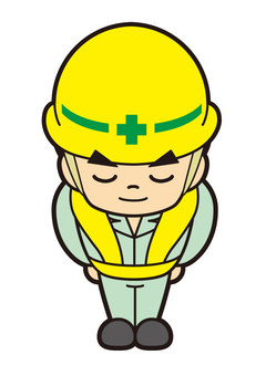 安全第一ヘルメット：イラスト無料