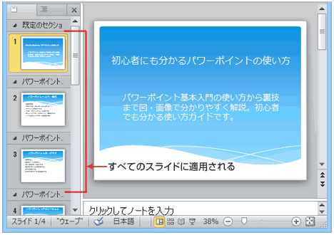 パワーポイントで背景色を変更する方法PowerPointできるネット