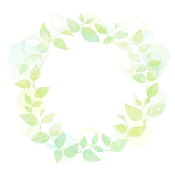 葉っぱのライン素材無料イラスト素材素材ラボ