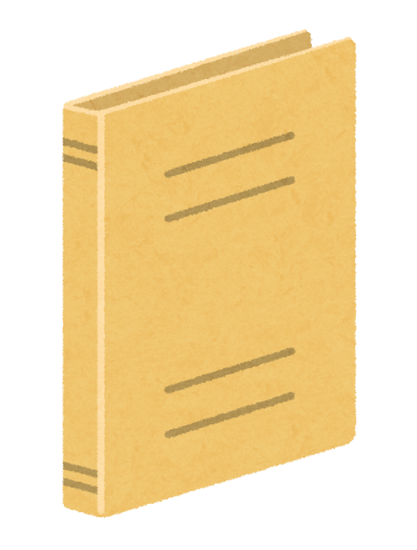 クリアファイル3枚白黒のイラスト素材141091870- イメージマート