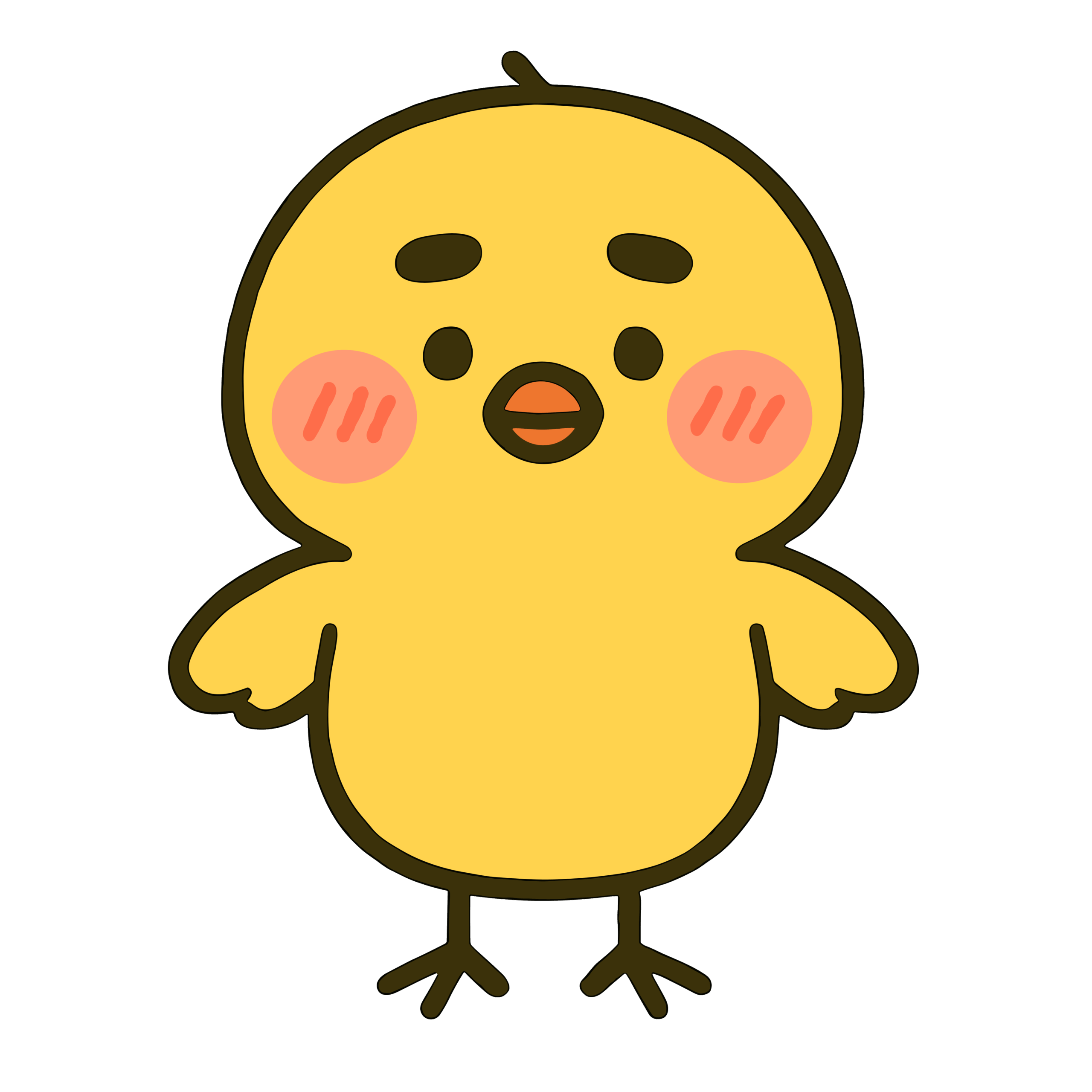 動物のかわいいアイコンイラスト - GENSEKI