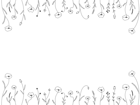 黒板のフレーム枠イラスト 白黒無料フリーイラスト素材集 Frame illust