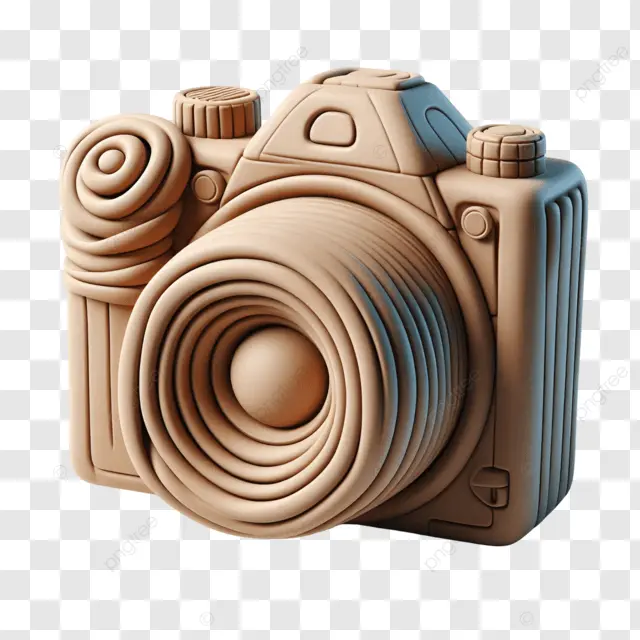 Brown beige Camera icon ✨