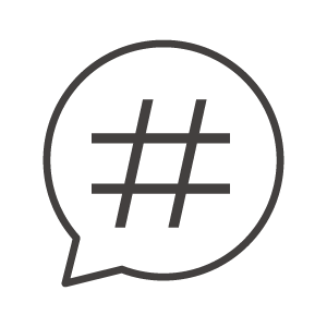 ハッシュタグアイコンイラストai無料ダウンロード Free hash tag icon image - アーバンブラシ