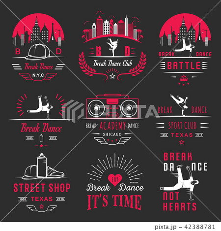 ダンスロゴPremiumベクトル素材