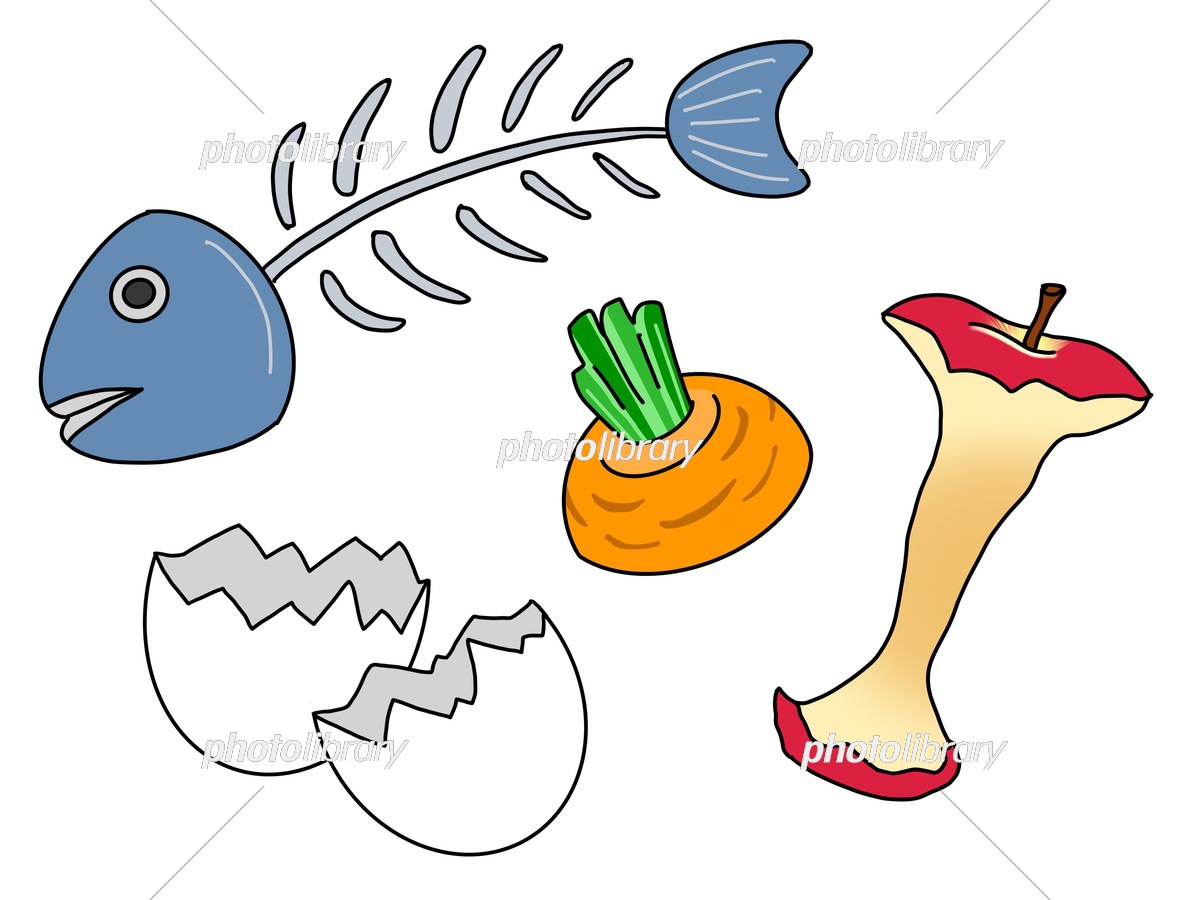 かわいい燃えるゴミ イラスト・フリー素材なら「シンテリ」