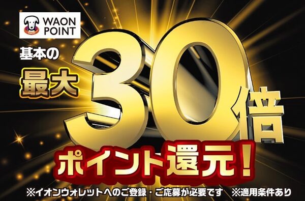 コジマ×ビックカメラカード 【おトクMAX】コジマックスキャンペーンは貰えるWAON POINTポイントが基本の最大30倍になります【7月28日まで】  -