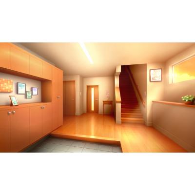 アパートの玄関 夜- ニコニ・コモンズ