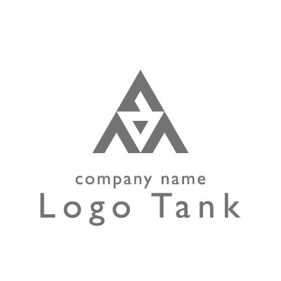 三色の鉛筆と三角形が象徴するロゴデザインロゴ販売AMIX AI Lab