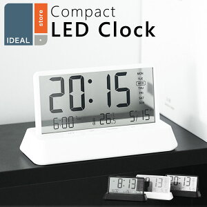 デジタル時計 壁掛け 大きい LED 掛け時計 デジタル時計 おしゃれ led デジタル時計 かわいい デジタル 掛け時計 温度計付き おしゃれかわいい 静音 インテリア 雑貨 アラーム 見やすい リビング 壁掛け時計 おしゃれ デジタル 時計