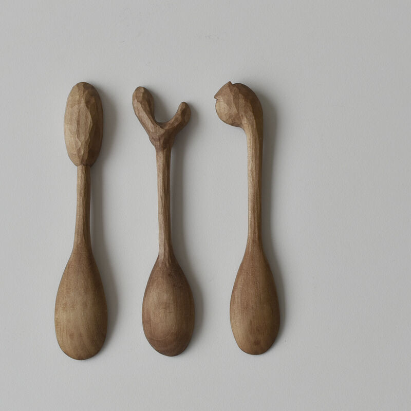 Amazon木彫りツールキット、初心者用とプロ用の8本の木彫り用スプーン木彫りツールセット、DIYアートクラフト木彫りのみセット