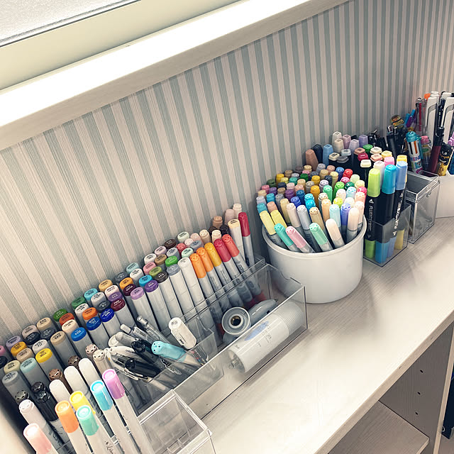 コピックや100均イラストマーカーは横置き収納がおすすめ。便利な収納ラックをご紹介SPOON HOME