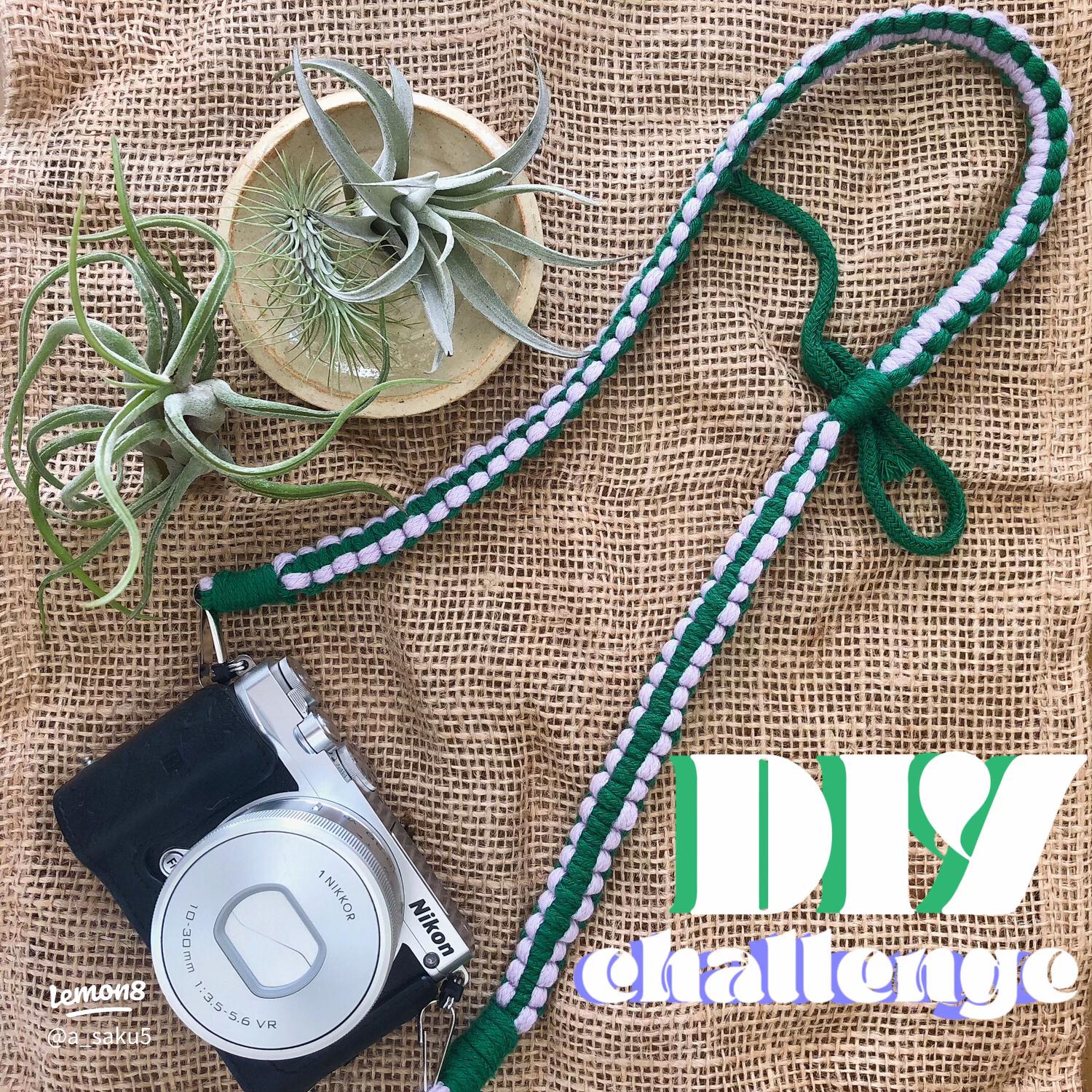 100均アイテムを使ったカラフルなDIYストラップ作り