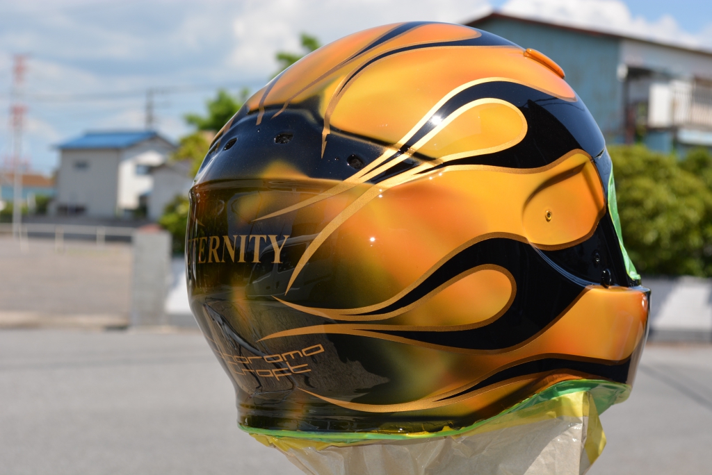 カスタムペイントヘルメットのすすめしゃぼん玉 -Shabondama