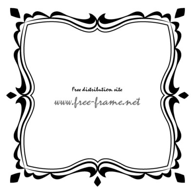 フレーム フリル 白-量産型オタク向け素材配布サイト「JUST RIGHT!」