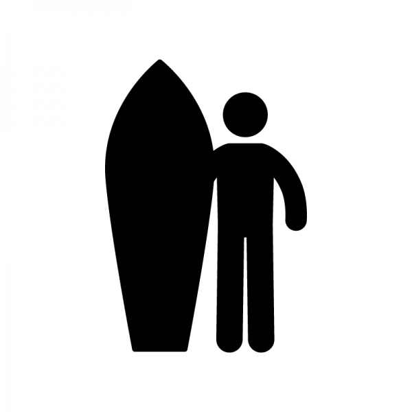 サーフィン イラスト素材