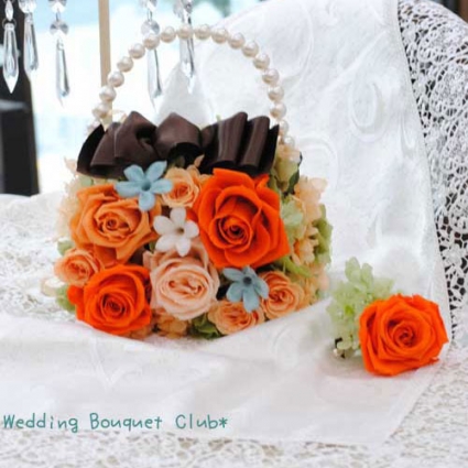 バッグブーケ,インテリアにも,ハート型♪ウェディングブーケ♪生花みたいに綺麗な造花です♪高品質なのに安い ブーケ Galleria Issyo 通販4451364Creema クリーマ