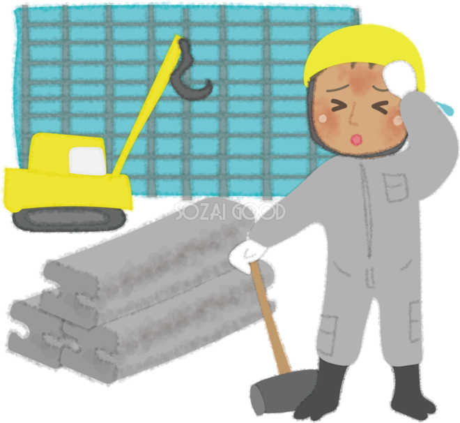 土木・建設関連イラスト：イラスト無料