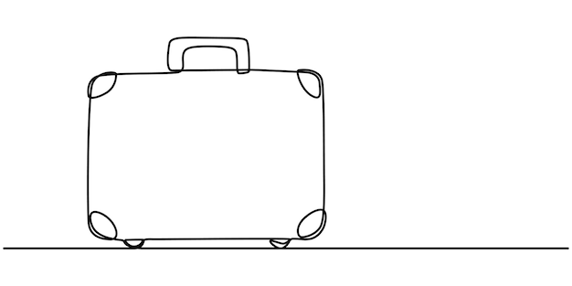 ハンドル付きのスーツケースのモノクロ シルエット ストックベクター ©grgroupstock 151085372