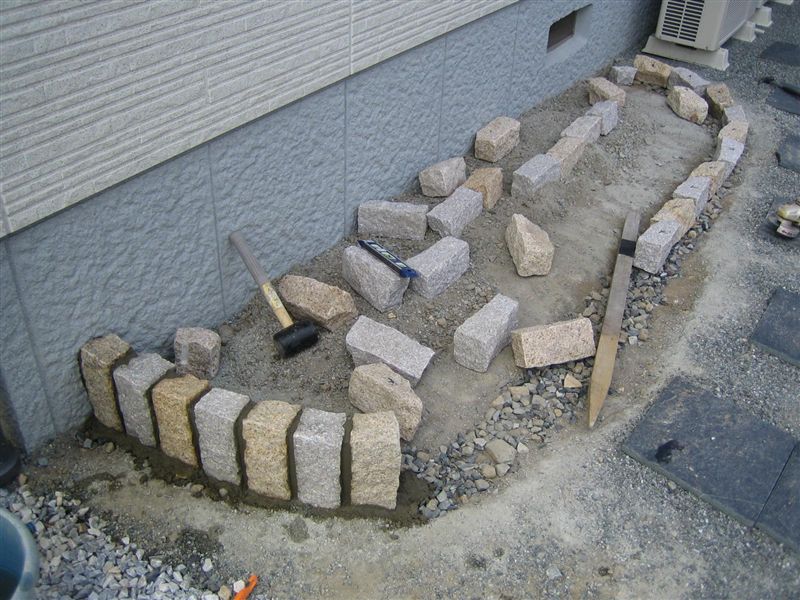 色々使える、ピンコロ石♪施工例をご紹介！： 外構・庭・リフォームエクステリア情報