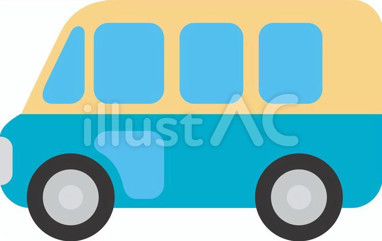 郵便配達車のイラスト高品質の無料イラスト素材集のイラサポフリ