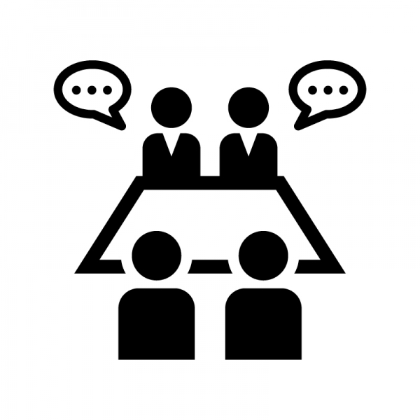 ビジネスマンの会議グループイラスト素材透過、PNGフリー画像ダウンロード - Pngtree