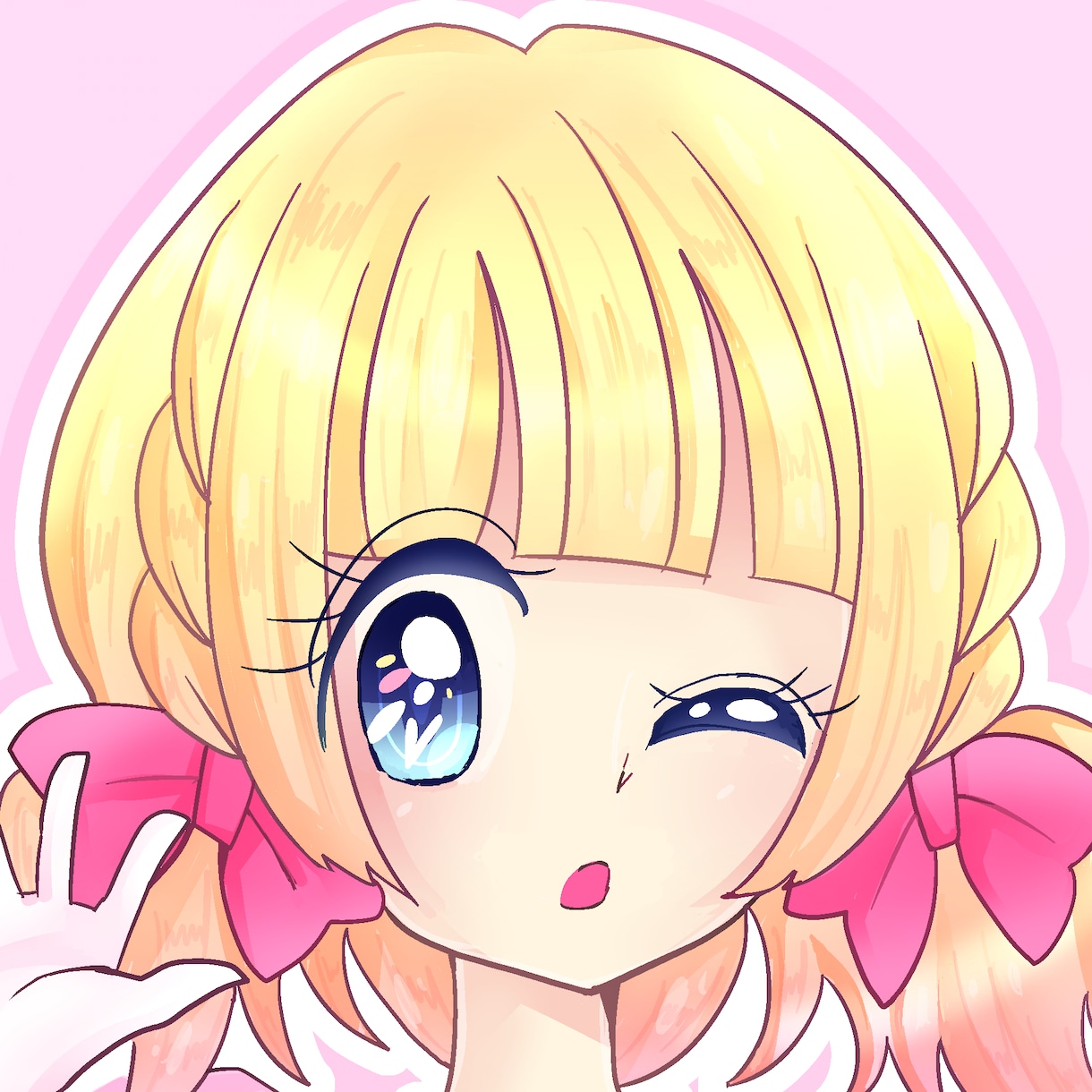 フリーアイコンとして使える女の子のイラスト集 SNSや配信などノーコピーライトガール