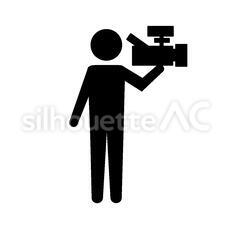 カメラマンのイラスト商用可・フリーイラスト素材集ちょうどいいイラスト