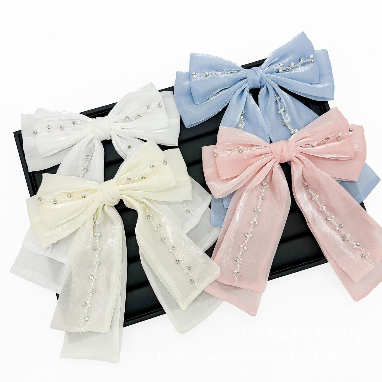 ビーズアクセサリー前編 ８の字編みで作れる、ビーズリボンピアスの作り方 Tutorial for beaded bow earringswith seed beads 11 0 vol1