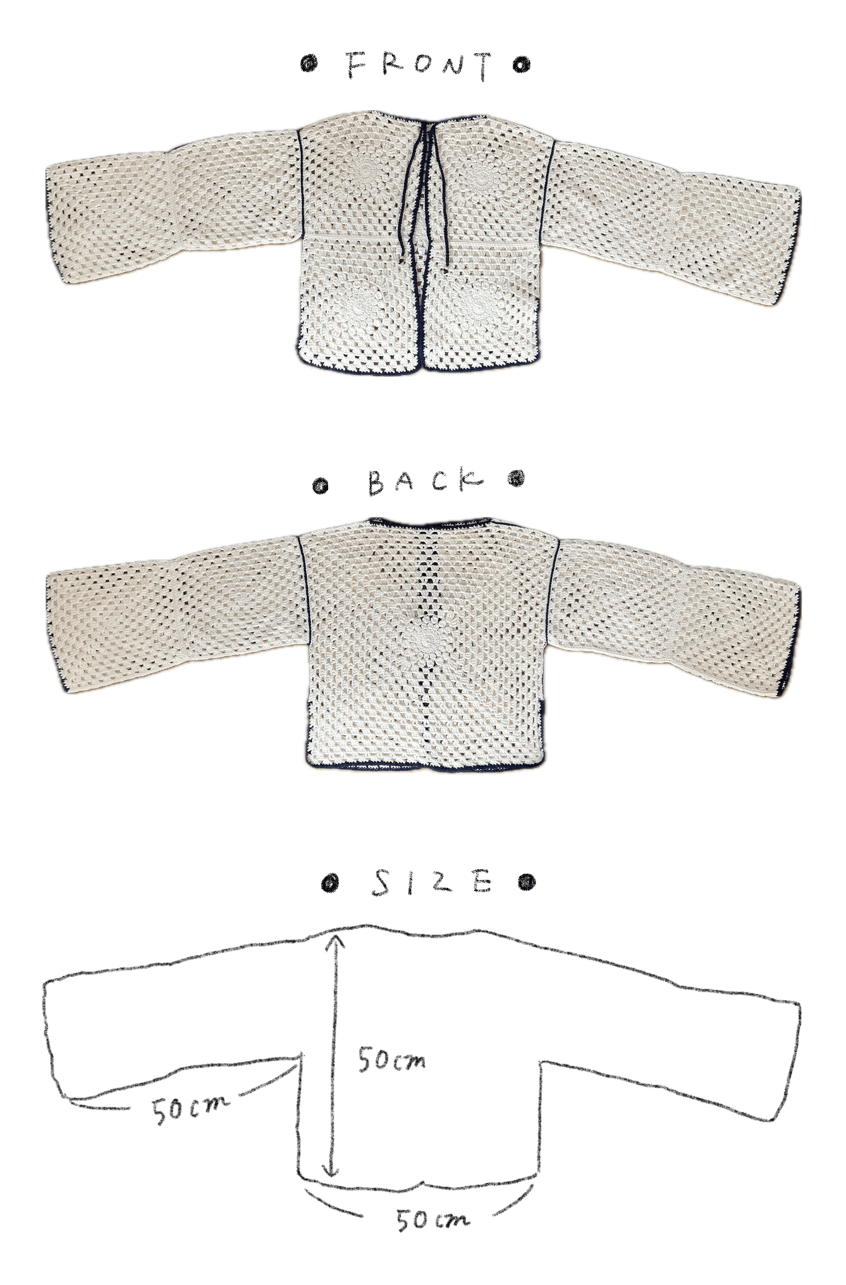 忘れてたグラニー ペンタゴンのカーディガン 〜高洲コミュニティセンターレッスン〜namyの ”手づくりはonly one！