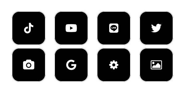 時計アプリアイコンB：黒イラスト - No: 23401672無料イラスト・フリー素材なら「イラストAC」