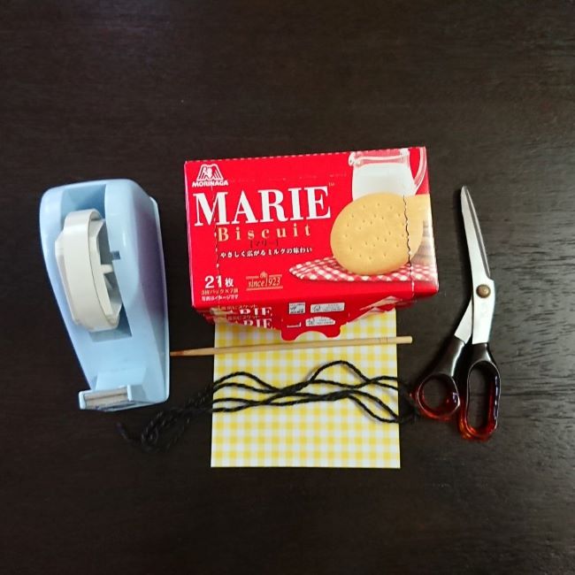 パイの実の空箱で工作しました！Made of Painomi package