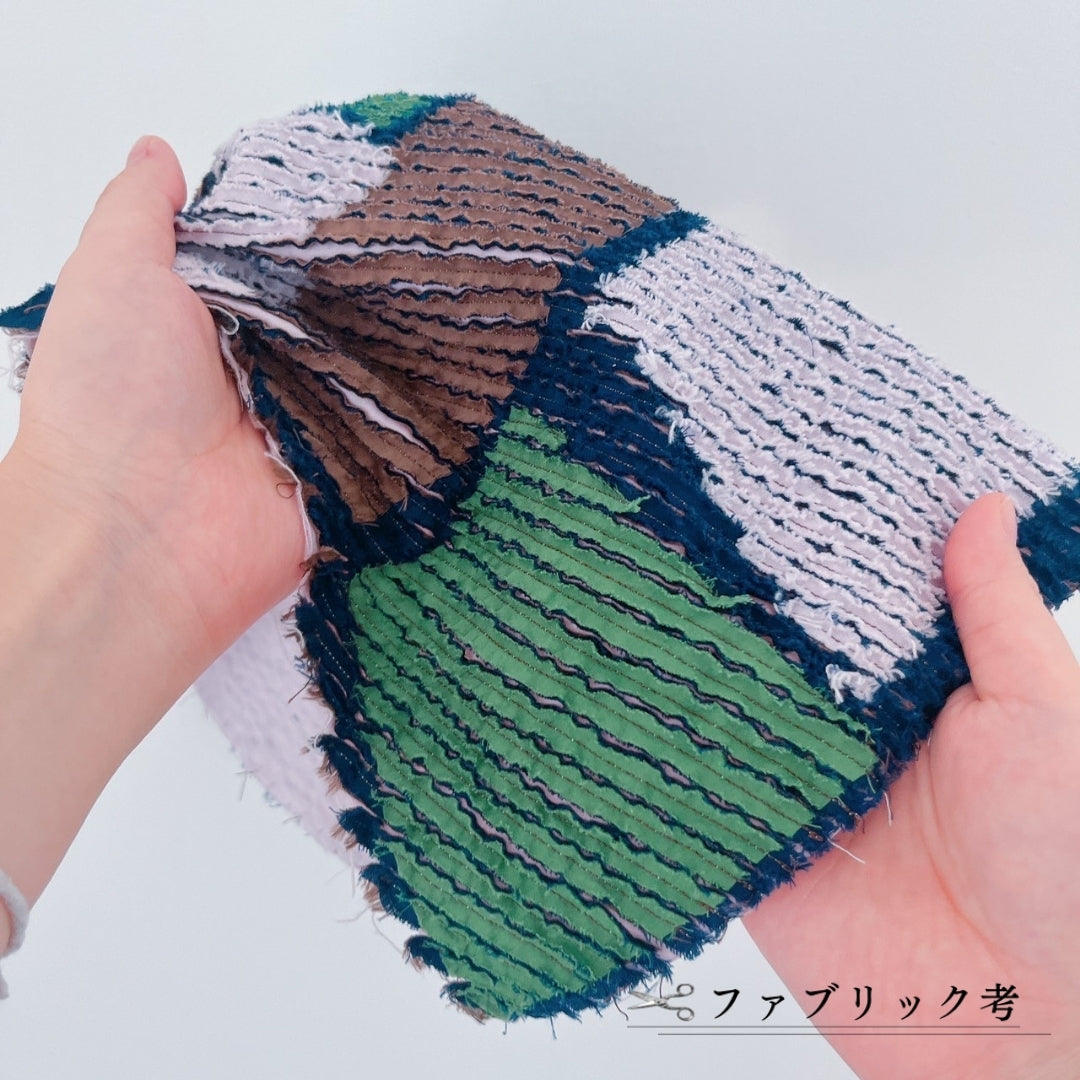 組み合わせで楽しくスラッシュキルトこころを育む衣服 服育