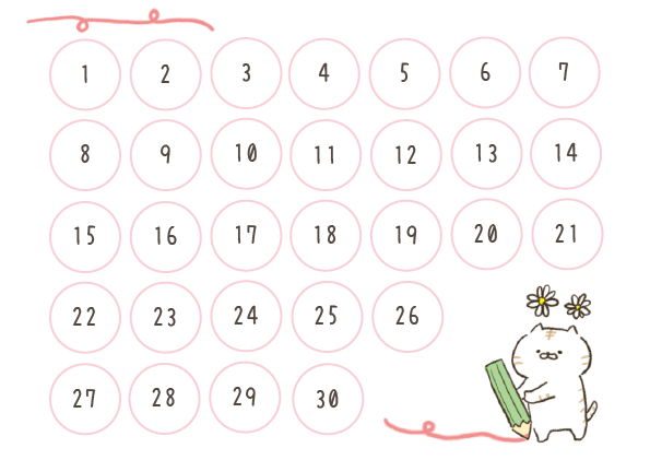 スタンプカードかわいい無料イラスト・使える無料雛形テンプレート最新順素材ラボ