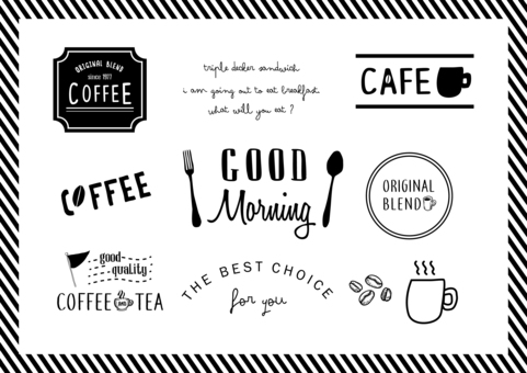 レストランメニュー ブラックロゴカフェメニュー ウィンドウサインZazzle.co.jp