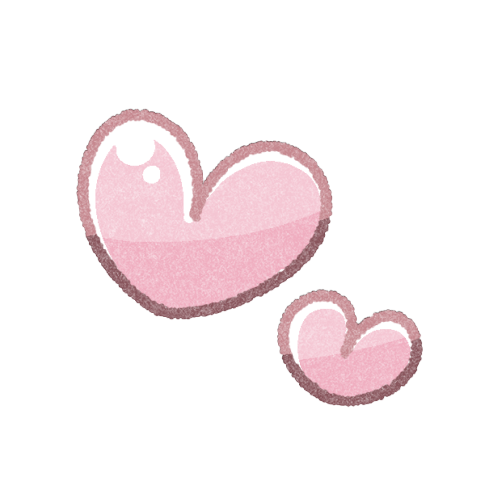 手書きハート素材、ハートフレーム、イラレのパスフリー素材 ブログ