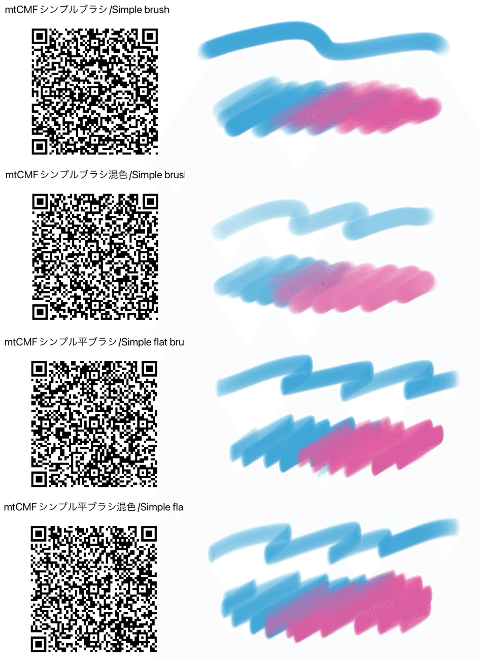 アイビスペイントで使ってるブラシ設定を配布します