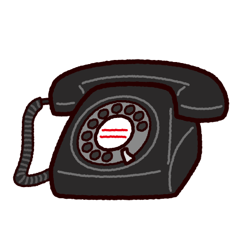 電話の無料イラストフリーイラスト素材集 ジャパクリップ