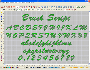 刺繍フォント一覧 - オリジナルプリントの４３２デザインファーム ～昇華・カッティングラバープリント～