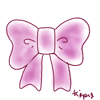 リボン リアル風赤 無料イラスト71613素材Good